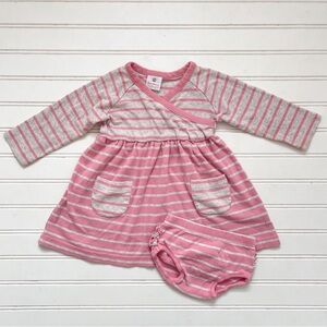 HANNA ANDERSSON VGUC Girls Organic Cotton Dress & Bloomer Set